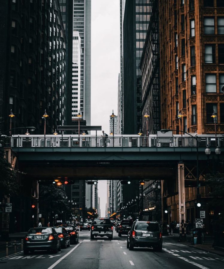 cityscape, Street, Train, Urban, Chicago HD Wallpaper Desktop Background
