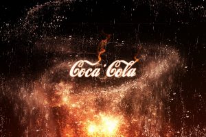 logo, Company, Coca Cola, Digital art