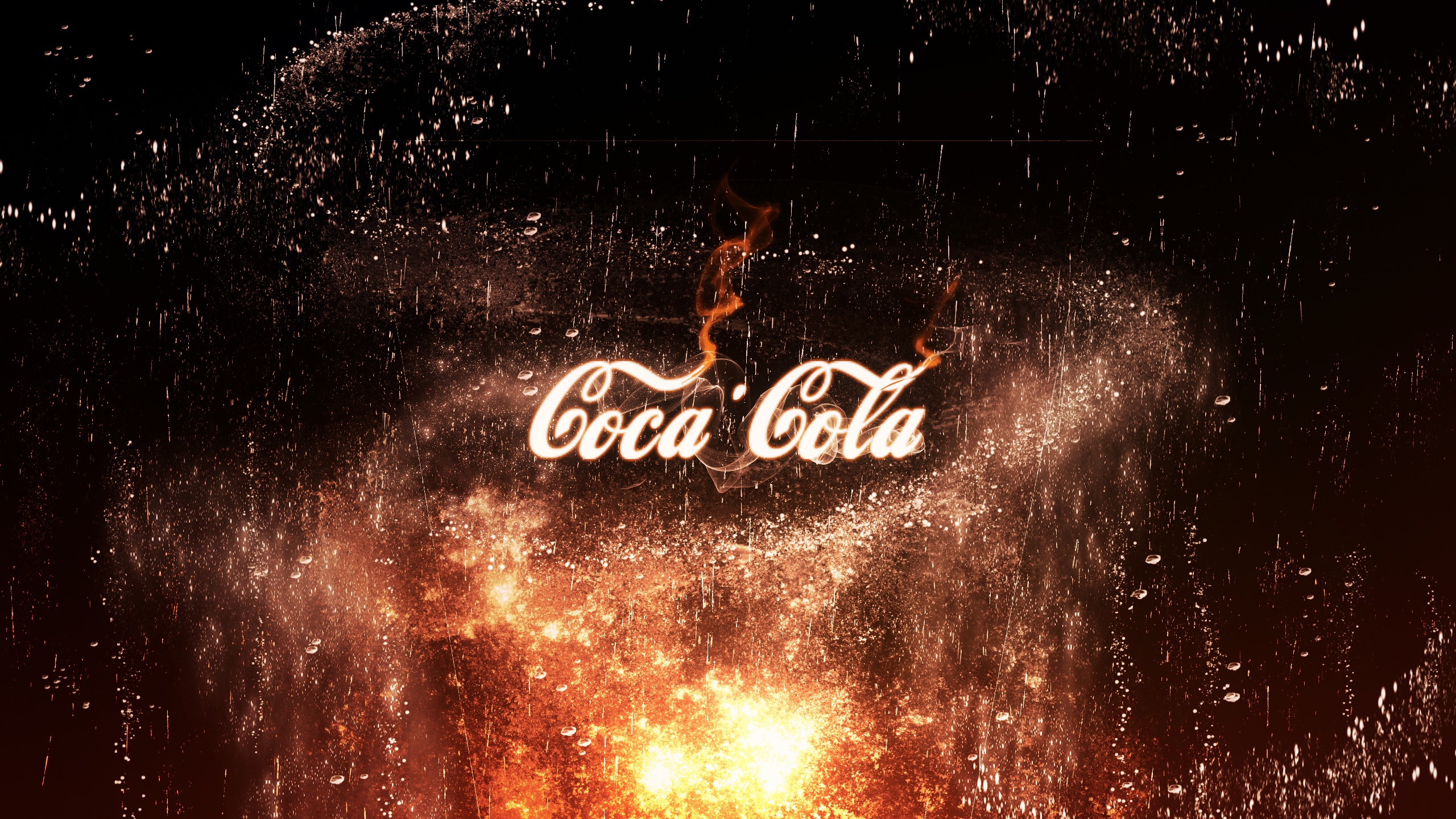 logo, Company, Coca Cola, Digital art Wallpaper