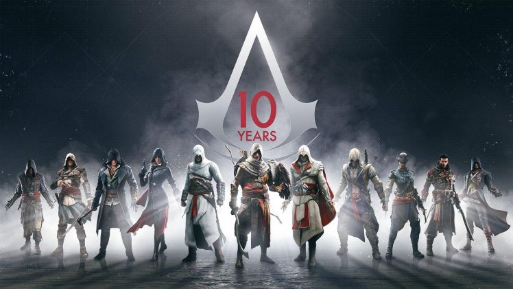 Assassins Creed 10 years, Assassin&039;s Creed, Ubisoft HD Wallpaper Desktop Background
