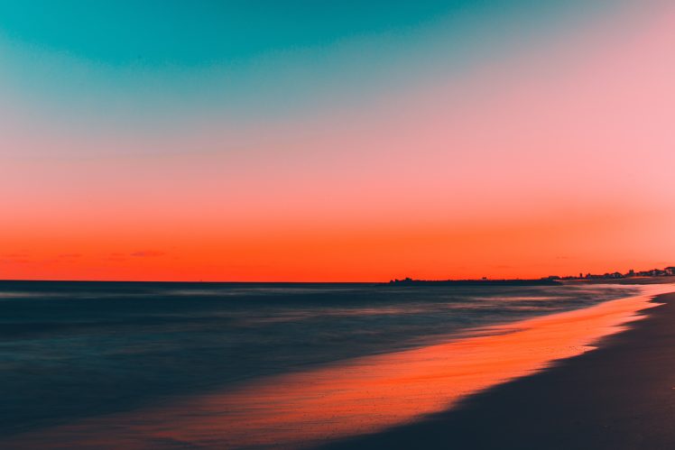 nature, Water, Beach, Sunset HD Wallpaper Desktop Background