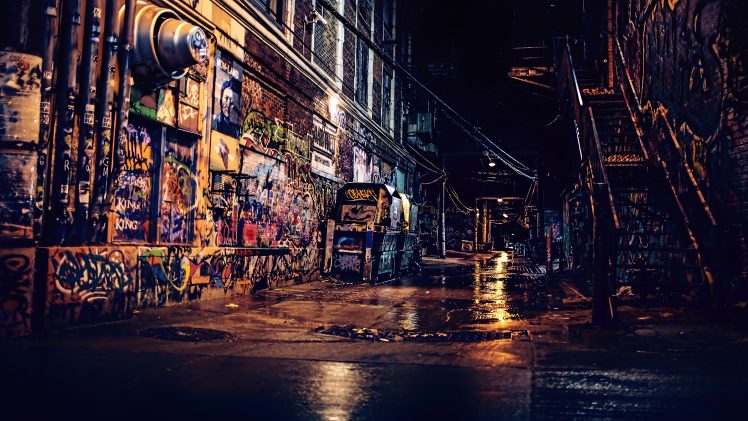 night, Photography, Street, City, Urban HD Wallpaper Desktop Background