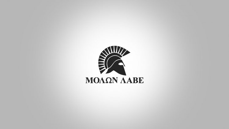 Spartans, Sparta, Logo, Helmet, Molon Labe HD Wallpaper Desktop Background