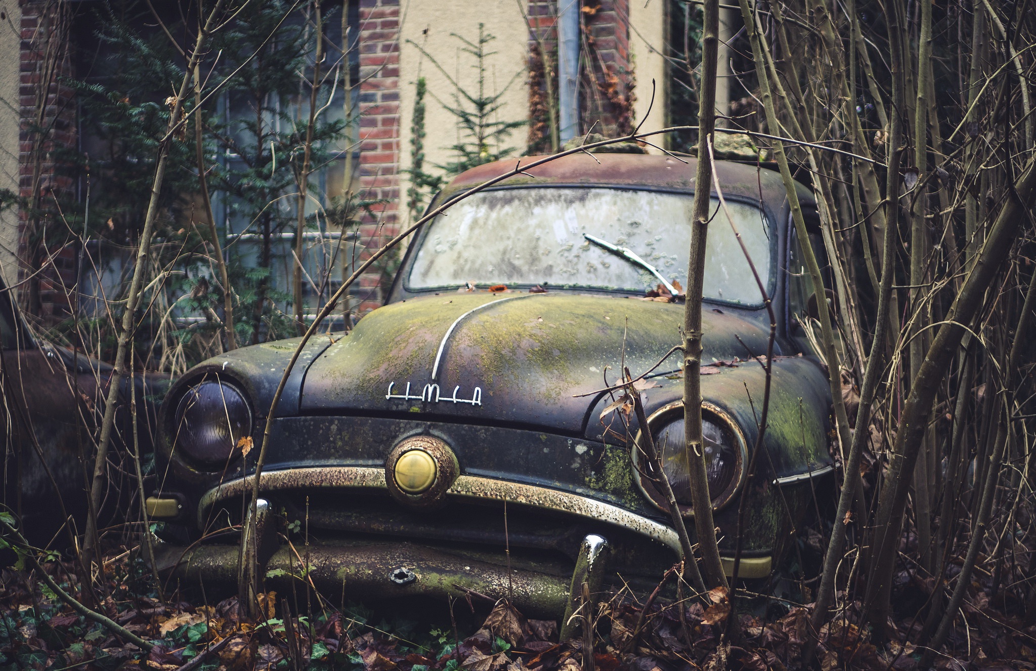 wreck, Old, Car, Vehicle Wallpaper