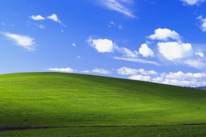 Windows XP, Landscape, Field, Clouds, Photography, Bliss, California