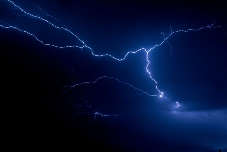 nature, Lightning, Clouds, Storm HD Wallpaper Desktop Background