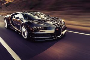 vehicle, Car, Sports car, Bugatti Chiron, Super Car, Road, Motion blur
