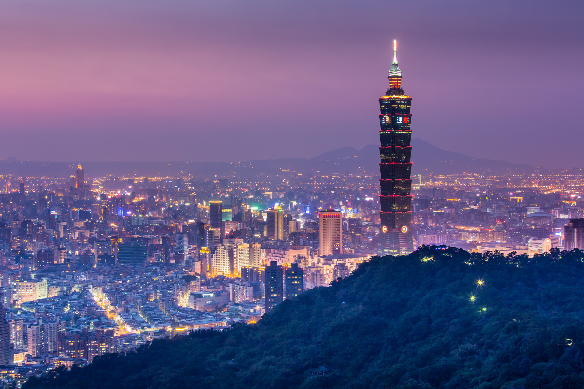 cityscape, Skyscraper, Taipei, Taiwan Wallpaper