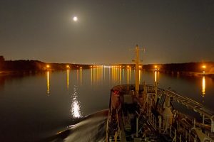 ship, Vessel, Baltic Sea, Kiel Canal, Oil tanker, HDR, Night