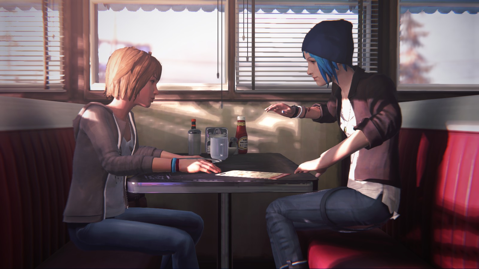 Max Caulfield, Chloe Price, Life Is Strange, Two Whales Diner Wallpaper
