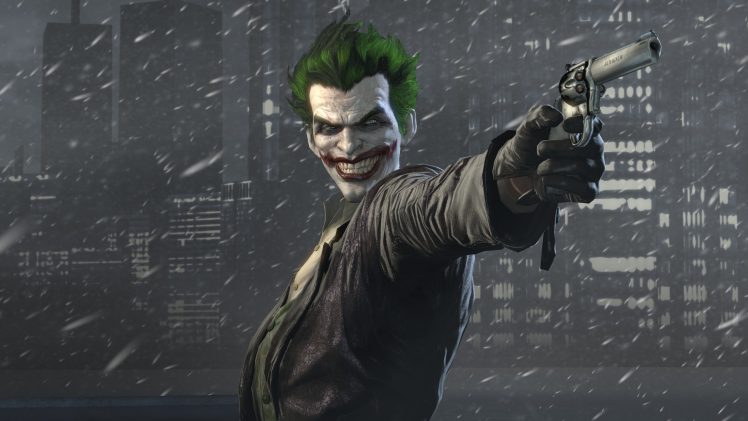 Joker, Batman: Arkham Origins, Video games, .44 Magnum HD Wallpaper Desktop Background