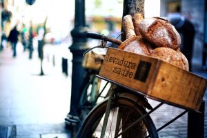 bread, Food, Urban, City, Vehicle, Bicycle