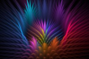 feathers, Colorful, Abstract