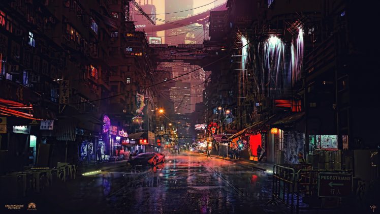 cyberpunk, Neon HD Wallpaper Desktop Background