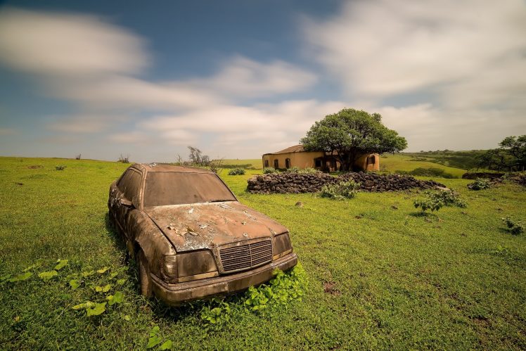 landscape, Vehicle, Car, Sky, Old HD Wallpaper Desktop Background