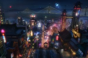 Big Hero 6, San Fransokyo, Movies, Animated movies, Tram