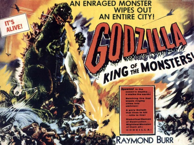 Film posters, Godzilla, Psychotronics, B movies HD Wallpaper Desktop Background