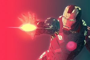 Vector Art Iron Man Tony Stark Minimalism Wallpapers Hd