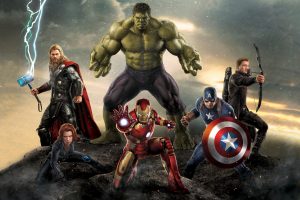 Avengers: Age of Ultron, The Avengers, Thor, Hulk, Captain America, Black Widow, Hawkeye, Iron Man