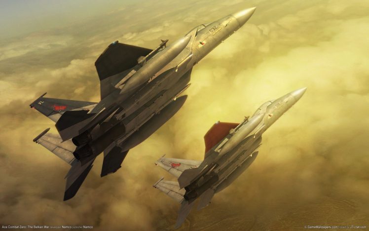 Ace Combat, Ace Combat Zero: The Belkan War, F15 Eagle HD Wallpaper Desktop Background