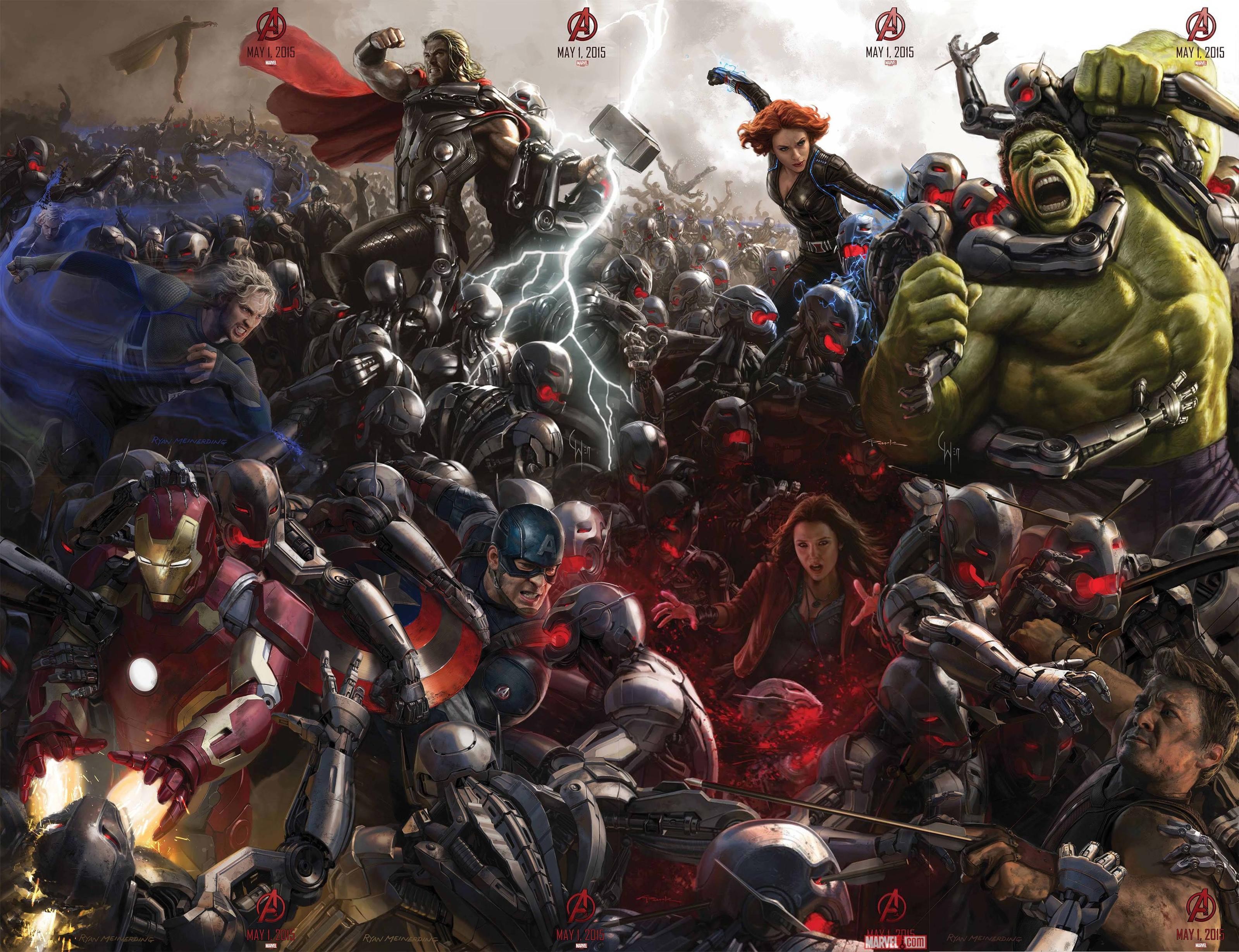 Captain America, Iron Man, Hulk, Thor, Heroes Wallpaper