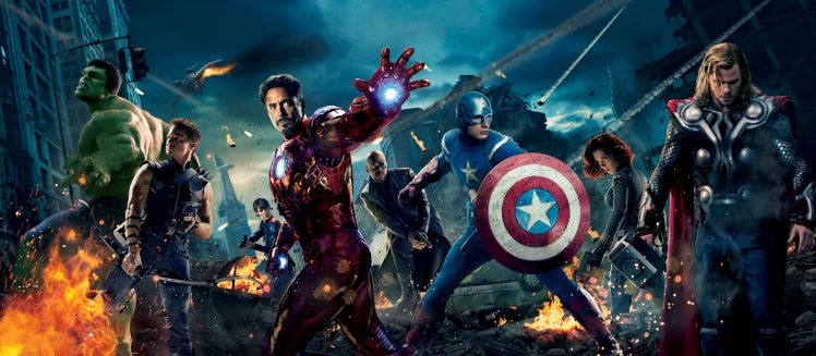 The Avengers, Iron Man, Hulk, Hawkeye, Captain America, Thor, Nick Fury, Black Widow, Maria Hill HD Wallpaper Desktop Background