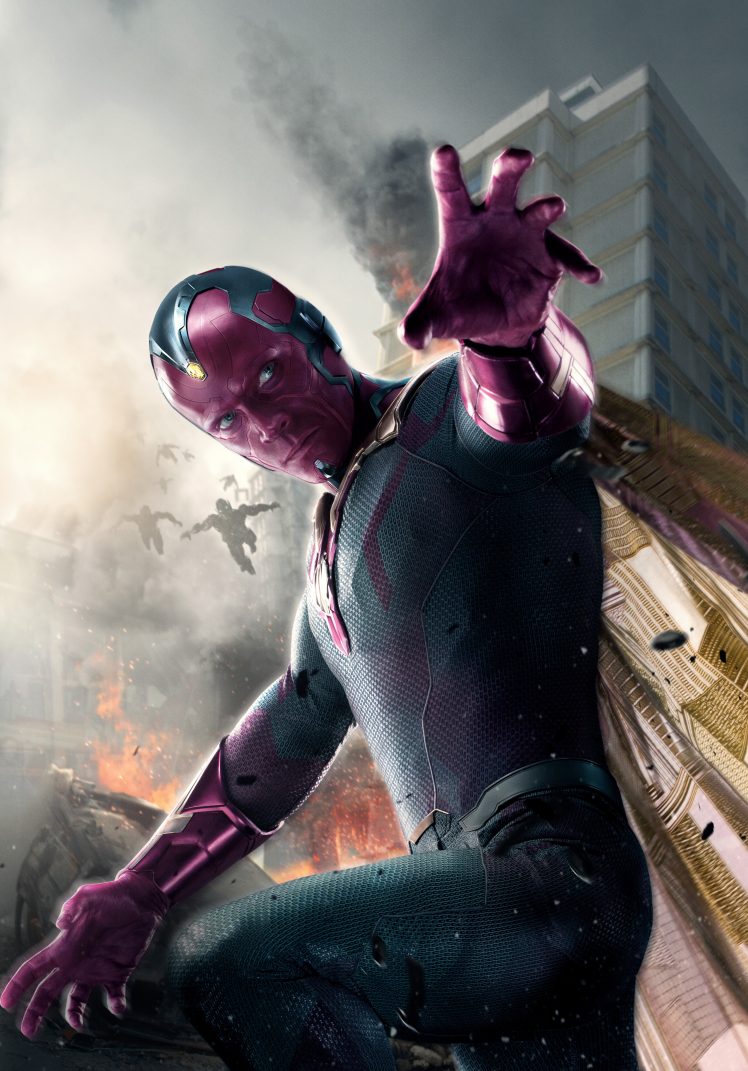 Avengers: Age of Ultron, The Avengers, Paul Bettany, The Vision HD Wallpaper Desktop Background