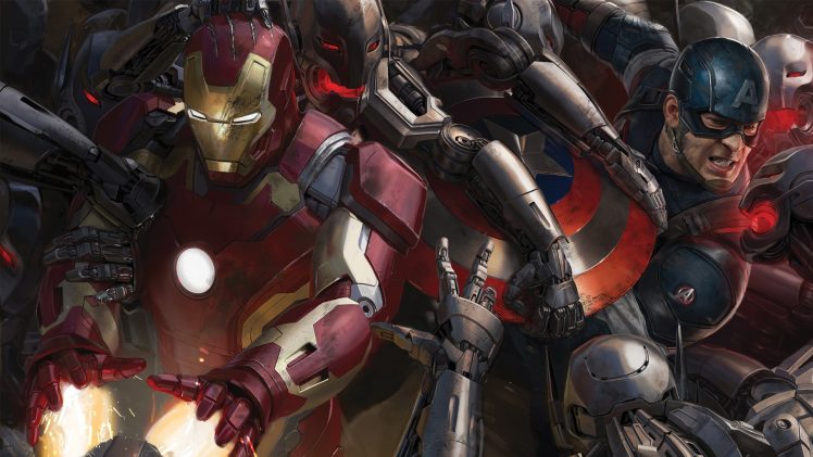 Iron Man, Captain America, The Avengers, Avengers: Age of Ultron HD Wallpaper Desktop Background
