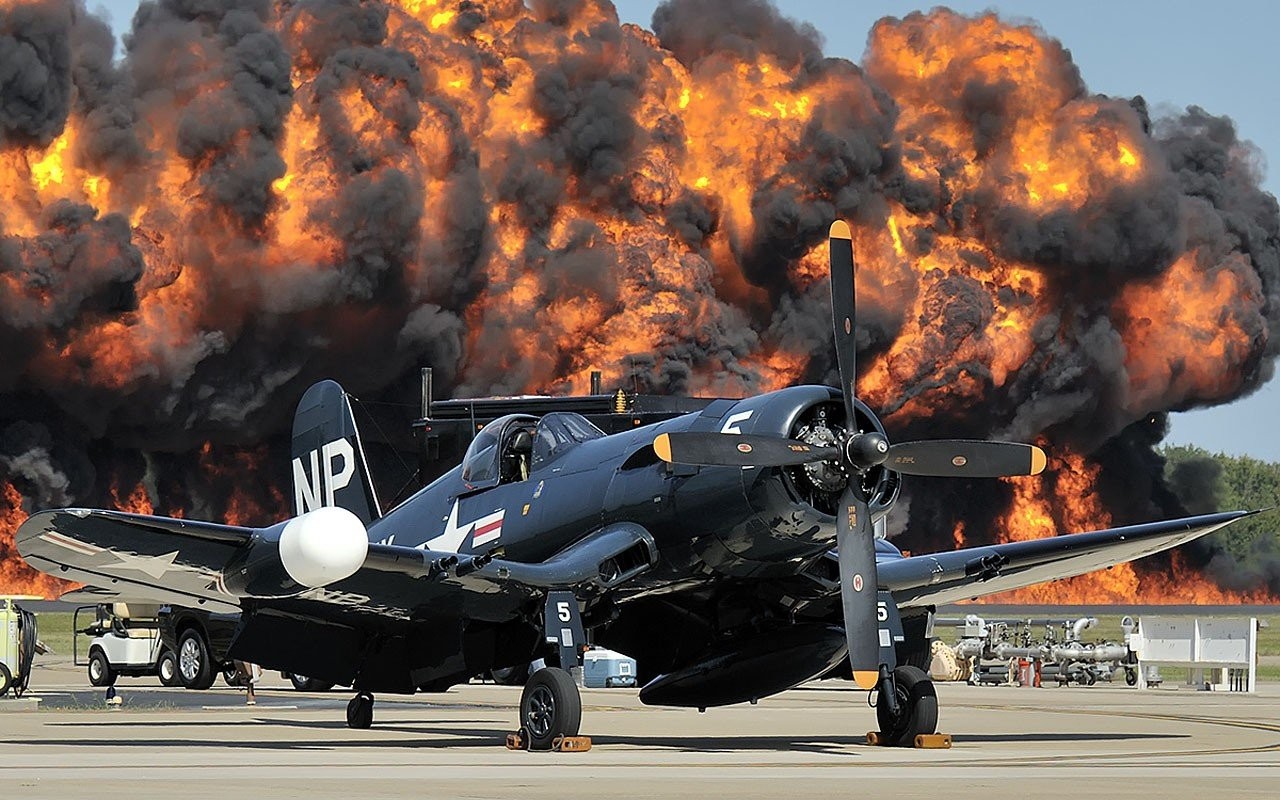 airplane, F8F Bearcat Wallpaper