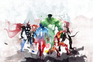 The Avengers, Iron Man, Captain America, Thor, Hulk, Black Widow, Hawkeye