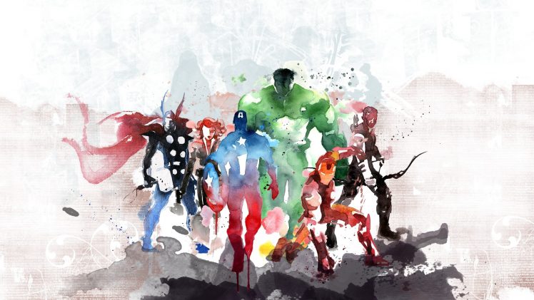 The Avengers, Iron Man, Captain America, Thor, Hulk, Black Widow, Hawkeye HD Wallpaper Desktop Background