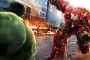 Iron Man, Hulk, Avengers: Age of Ultron, Concept art, Battle