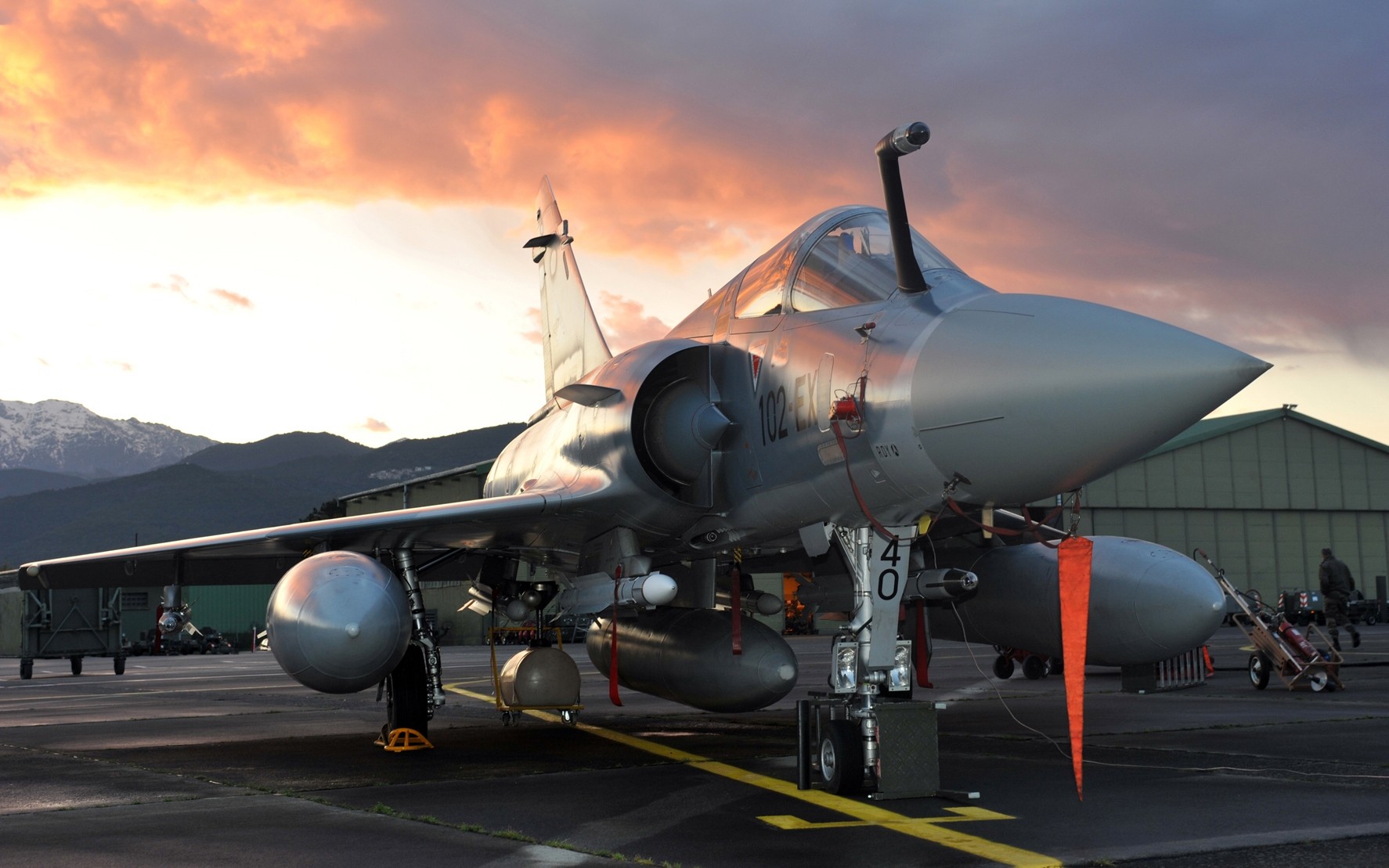 photography, Military base, Military aircraft, Aircraft, Mirage 2000 Wallpaper