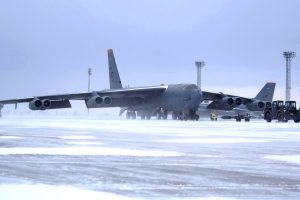 Boeing B 52 Stratofortress, Military aircraft, Aircraft, Bomber, Snow