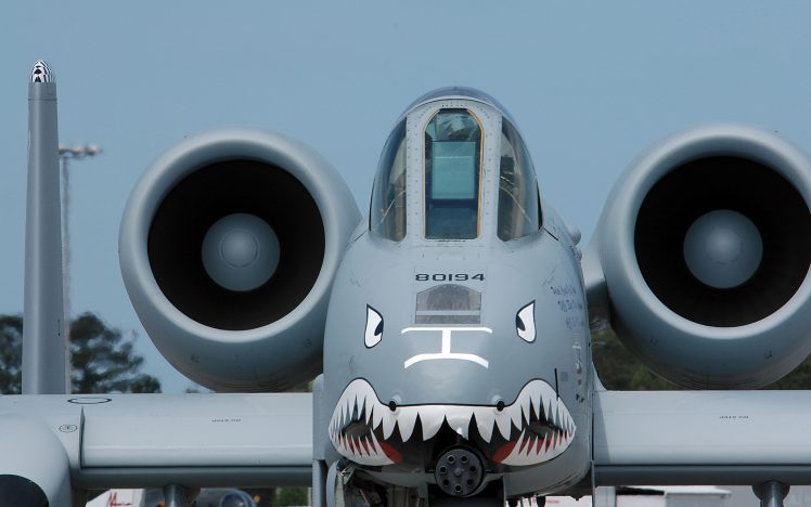 Fairchild A 10 Thunderbolt II, Aircraft, Military aircraft, Closeup, Cannons, Chain guns HD Wallpaper Desktop Background