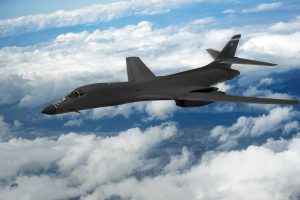 Rockwell B 1 Lancer, Bomber, Strategic bomber, Military aircraft, Aircraft, US Air Force, Clouds
