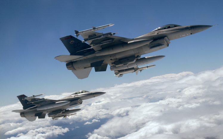 General Dynamics F 16 Fighting Falcon, Military aircraft, Aircraft HD Wallpaper Desktop Background