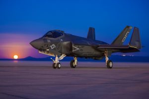 Lockheed Martin F 35 Lightning II, Military aircraft, Aircraft, Jet fighter, Sunset, US Air Force