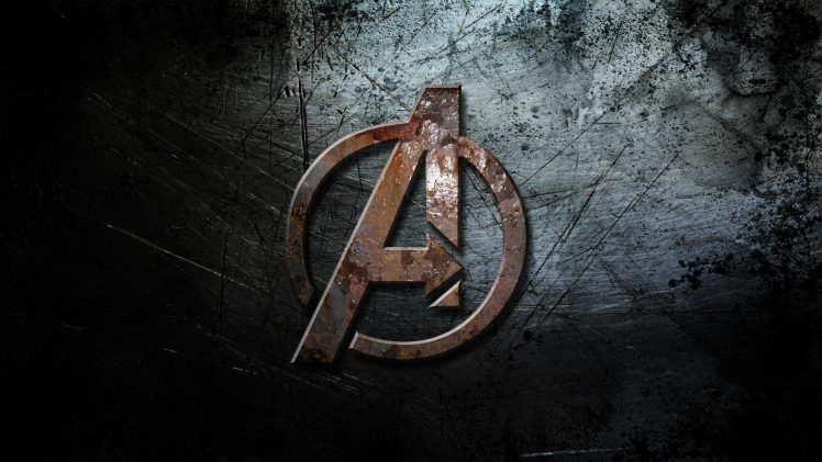 logo, The Avengers, Grunge HD Wallpaper Desktop Background