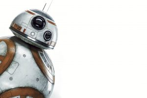 BB 8, Star Wars: The Force Awakens, Star Wars, Robot, Simple background