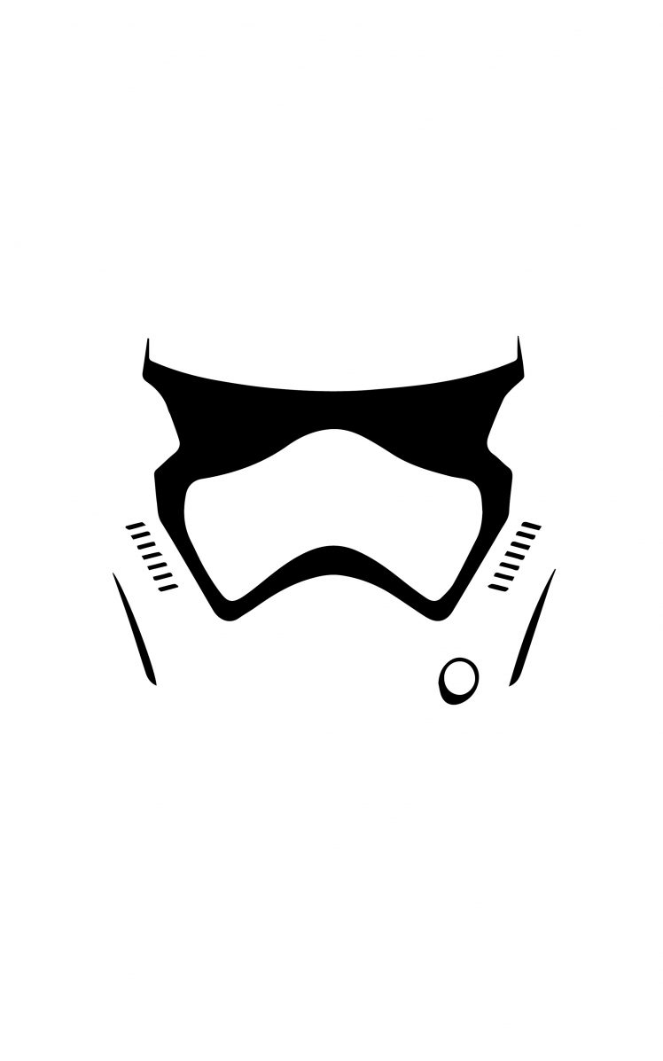 stormtrooper, Star Wars: The Force Awakens, Star Wars, Minimalism, Helmet, Portrait display HD Wallpaper Desktop Background