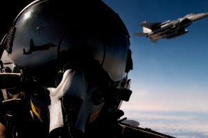 pilot, Jet, Reflections, Clouds, Helmet, Aircraft, Military aircraft, McDonnell Douglas F 15 Eagle