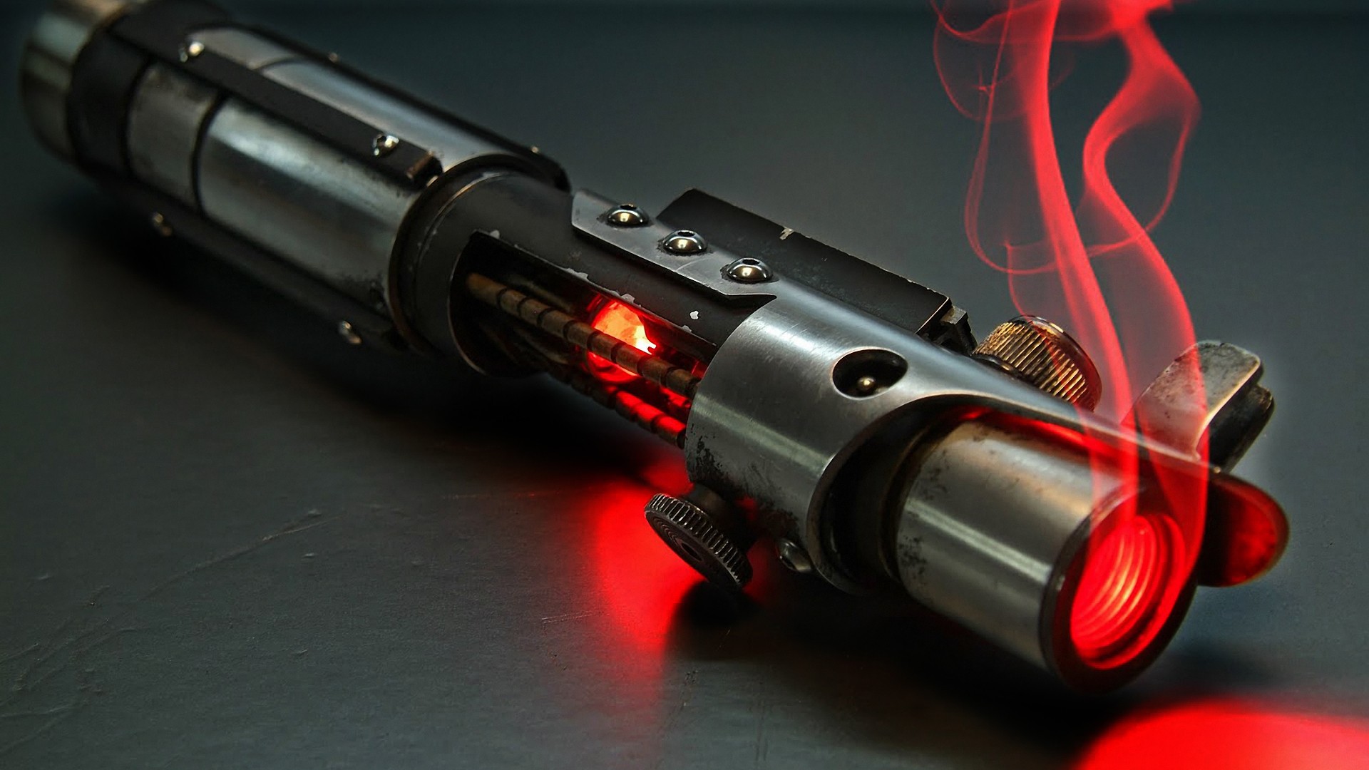 Star Wars, Lightsaber, Red Wallpaper