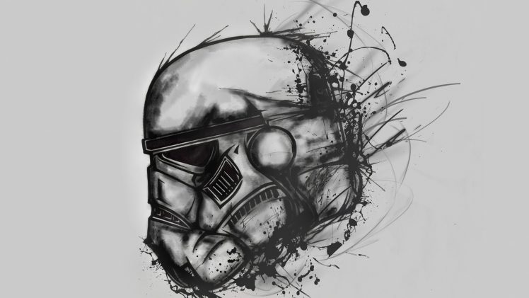 stormtrooper, Star Wars, Movie art, Drawing HD Wallpaper Desktop Background