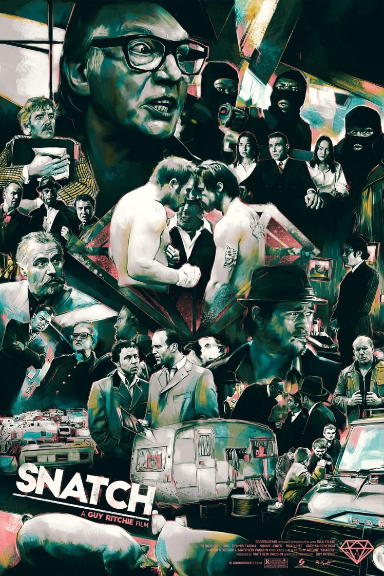 Guy Ritchie, Movies, Film posters, Snatch HD Wallpaper Desktop Background
