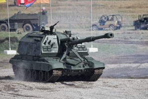 2S19 Msta S, Self Propelled Howitzer, Russian Ground Forces, Vehicle, Military