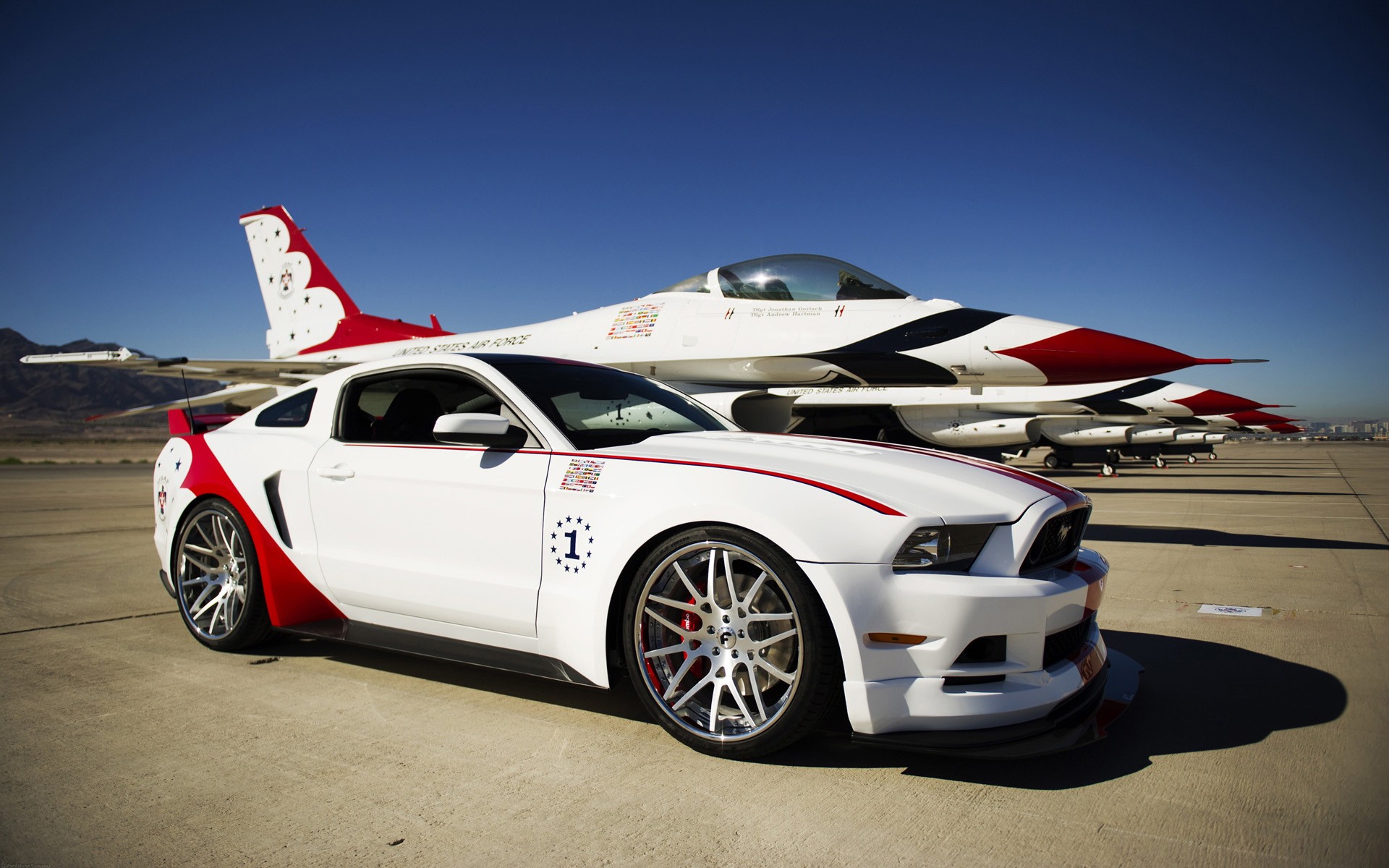 car, Ford, Ford Mustang, Ford Mustang GT, Ford Mustang GT US AirForce Edition Wallpaper