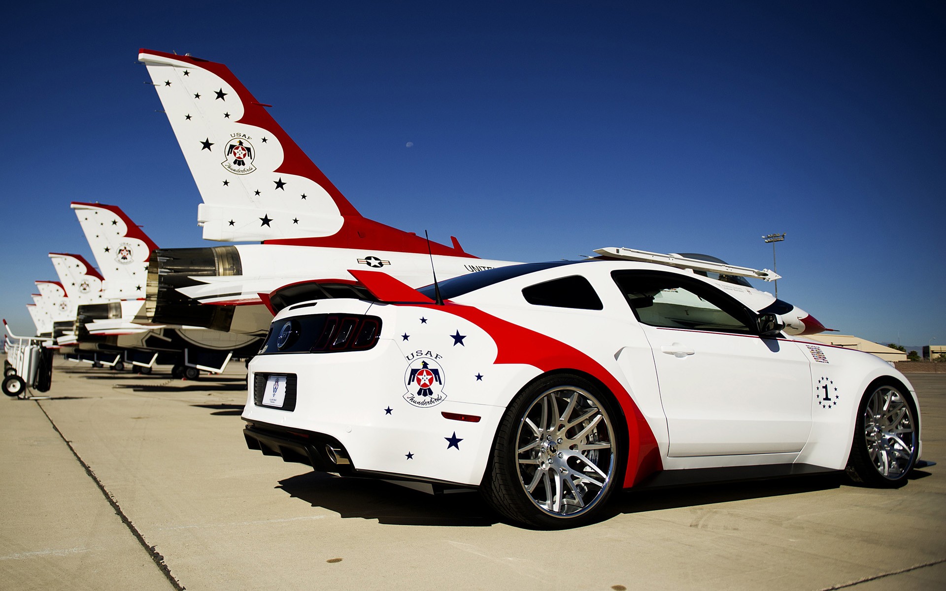 car, Ford, Ford Mustang, Ford Mustang GT, Ford Mustang GT US AirForce Edition Wallpaper