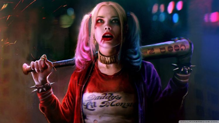 Harley Quinn, Margot Robbie, Suicide Squad, Movies, DC Comics HD Wallpaper Desktop Background