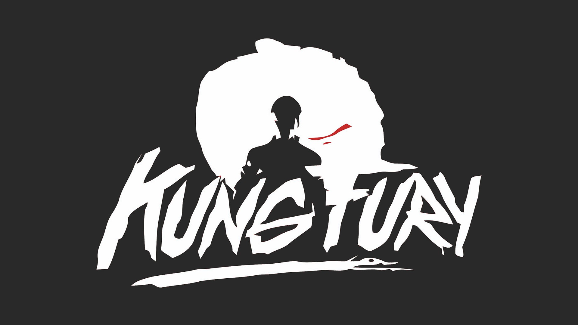 Kung Fury, Movies, Monochrome, Minimalism Wallpaper
